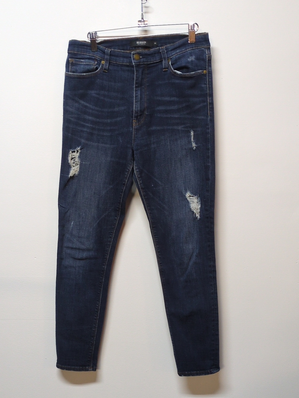 Hudson Barbara Super Skinny Jeans, Size 30